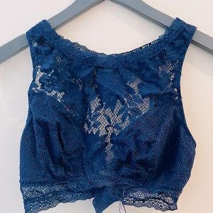 Victoria’s Secret M Navy Lacie Bralette